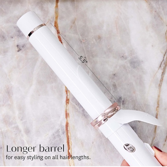 T3 CurlWrap 1.25" Automatic Rotating Curling Iron 9 Heat Settings, Ion Generator - Picture 4 of 5